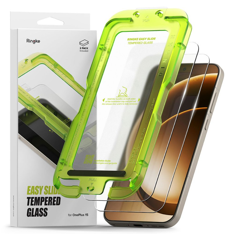 Ochranné sklo Ringke EASY SLIDE 2-PACK pro OnePlus 15 - clear