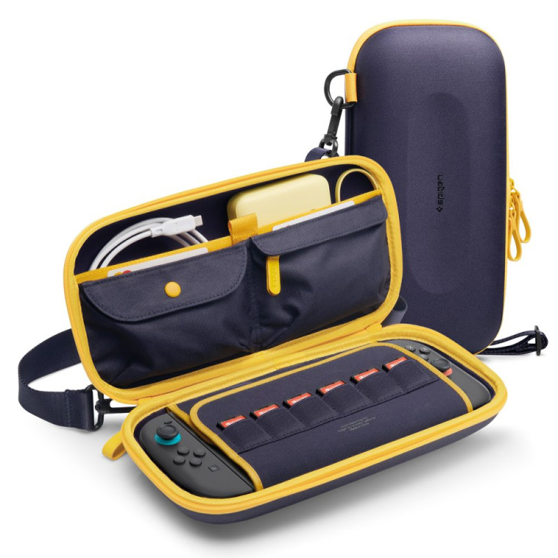 Pouzdro Spigen NANO POP PRO POUCH pro Nintendo Switch 2 - blueberry navy