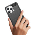 Pouzdro AG PREMIUM Carbon Case pro iPhone 15 Pro Max - černé