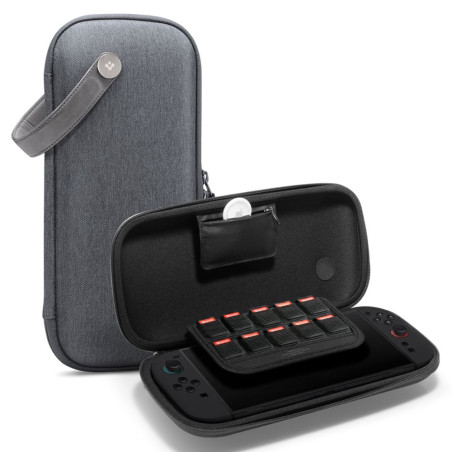 Pouzdro Spigen KLASDEN POUCH pro Nintendo Switch 2 - charcoal grey