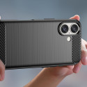 Pouzdro AG PREMIUM Carbon Case pro iPhone 16 Plus - černé