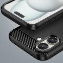 Pouzdro AG PREMIUM Carbon Case pro iPhone 16 Plus - černé