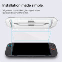Spigen GLAS.tR EZ FIT sklo pro Nintendo Switch 2 čiré (2-pack)