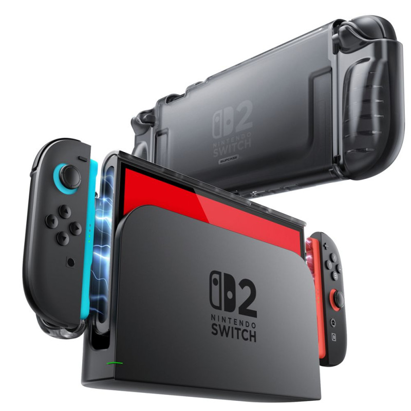 Pouzdro SUPCASE CRYSTAL CASE NINTENDO SWITCH 2 pro Nintendo Switch 2 - frost black