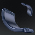 Pouzdro AG PREMIUM Carbon Case pro iPhone 16 Plus - modré