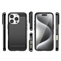 Pouzdro AG PREMIUM Carbon Case pro iPhone 16 Pro - černé