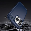 Pouzdro AG PREMIUM Carbon Case pro iPhone 16 Pro - modré