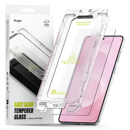 Ochranné sklo Ringke EASY SLIDE 2-PACK pro Galaxy S25 Edge clear
