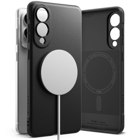 Kryt Ringke ONYX MAGNETIC MAGSAFE pro GALAXY S25 EDGE - černý