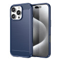Pouzdro AG PREMIUM Carbon Case pro iPhone 16 Pro Max - modré