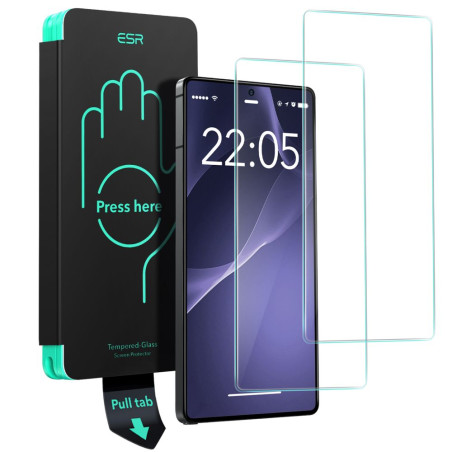 ESR tvrzené sklo 2-pack Galaxy S25 Ultra - ultra clear
