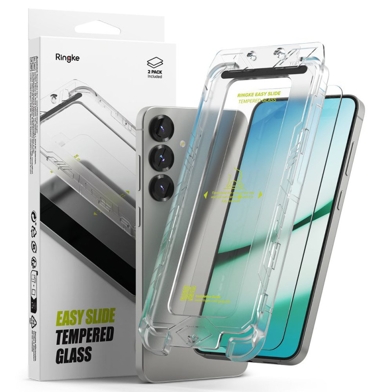 Ochranné sklo Ringke EASY SLIDE 2-PACK pro GALAXY S24 / S25 - clear