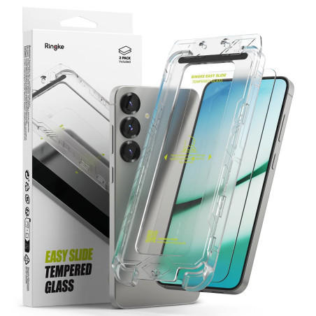 Ochranné sklo Ringke EASY SLIDE 2-PACK Galaxy S24/S25 clear