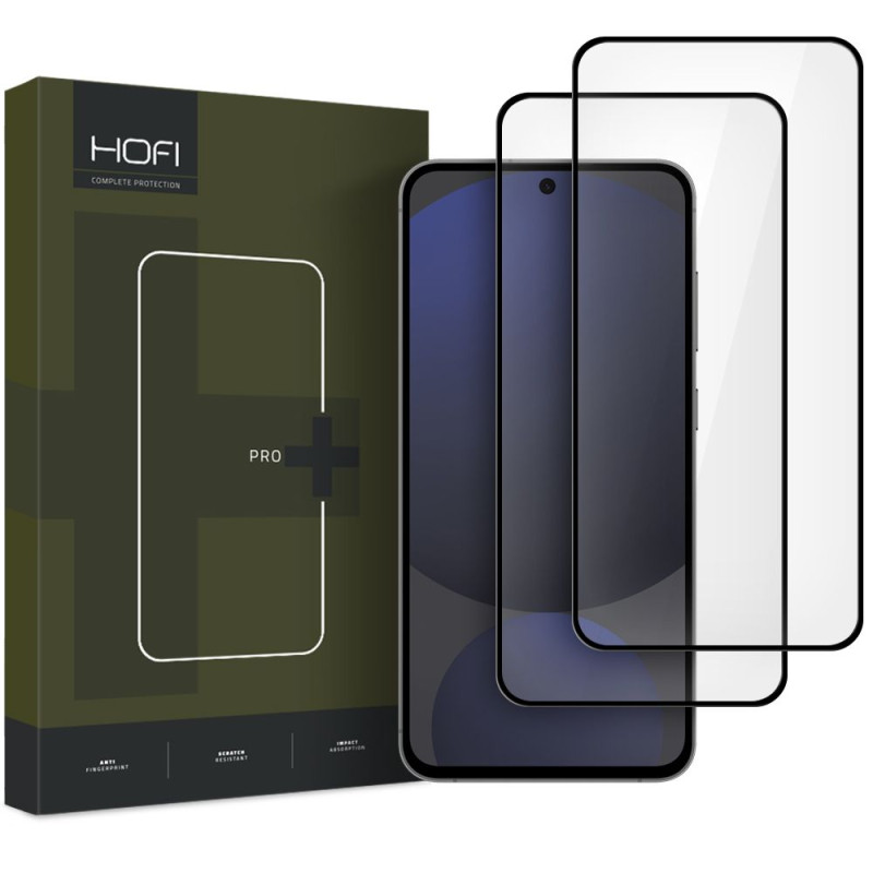 Ochranné sklo Hofi GLASS PRO+ 2-PACK pro GALAXY S24 FE - black