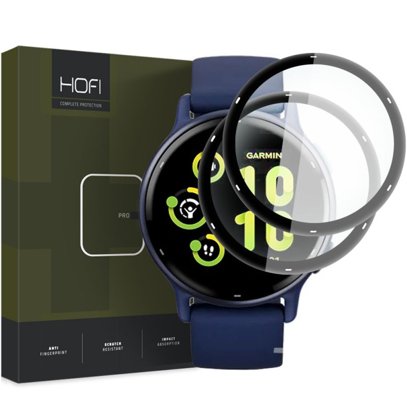 Ochranné sklo Hofi HYBRID PRO+ pro Garmin Vivoactive 5 - black