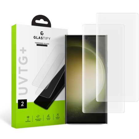 Glastify UVTG+ pro Galaxy S23 Ultra – čiré (2 ks)
