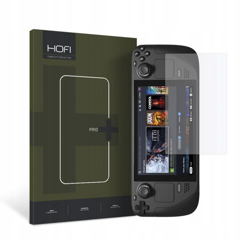 Ochranné sklo Hofi GLASS PRO+ pro Steam Deck / OLED - clear