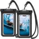 Pouzdro Spigen A601 IPX8 2-pack pro zařízení do 8,2" – černé