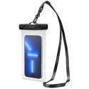 Pouzdro Spigen A601 pro zařízení do 8,2" - crystal clear