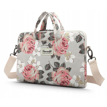 Pouzdro na notebook Canvaslife BRIEFCASE LAPTOP 15-16 - white rose