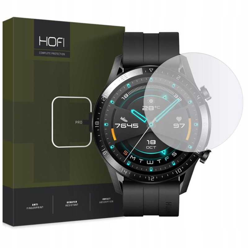 Ochranné sklo Hofi GLASS PRO+ pro Huawei Watch GT 2 (46 MM) - clear