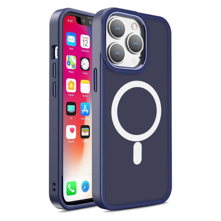 Pouzdro AG PREMIUM Color Matte s Magsafe pro iPhone 14 Pro Max - modré