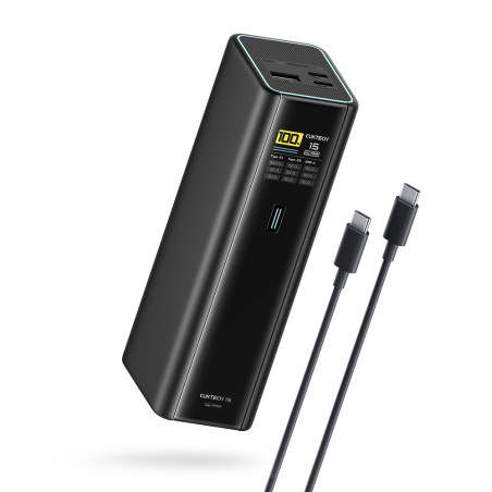 Cuktech PB200U powerbanka 210W 20000mAh TFT černá
