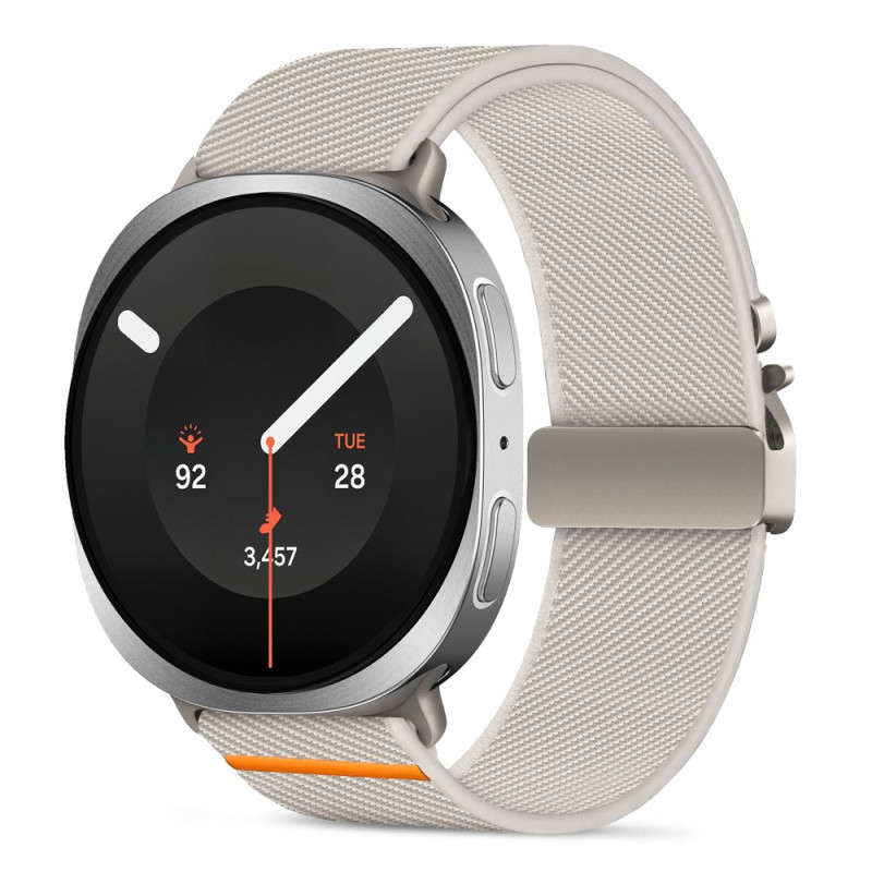 Řemínek Tech-Protect NYLON CLASP SAMSUNG GALAXY WATCH 8 / 9 / CLASSIC (40 / 44 / 46 MM) STARLIGHT - starlight