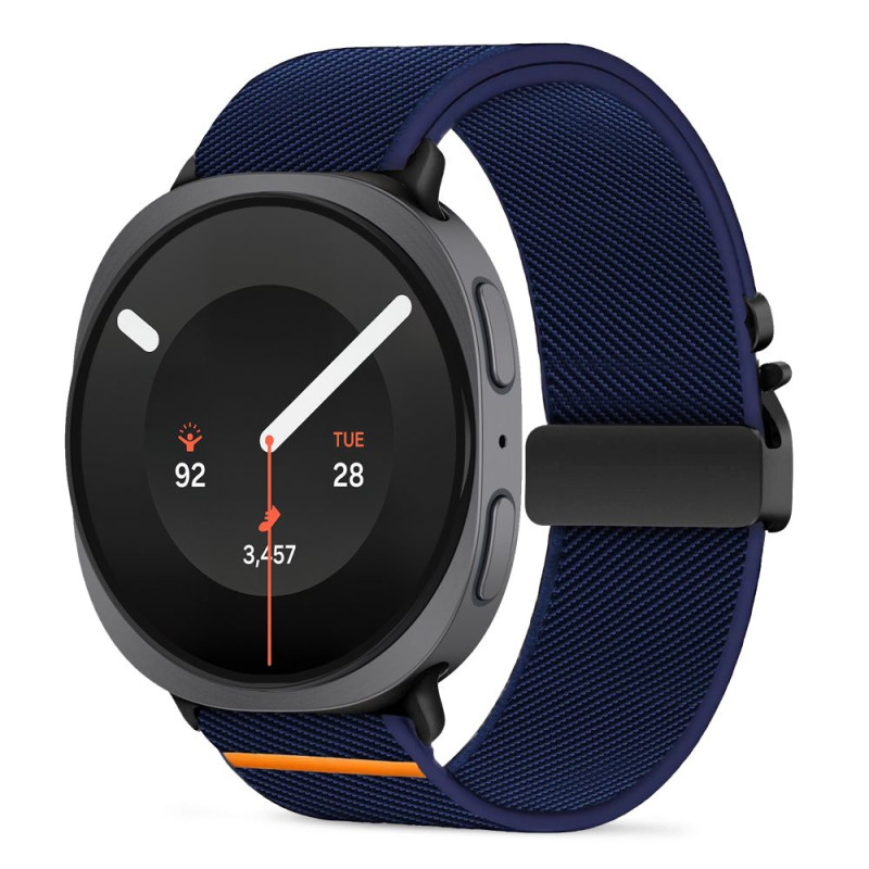 Řemínek Tech-Protect NYLON CLASP pro Galaxy Watch 8 / 9 / Classic (40 / 44 / 46 MM) - navy blue