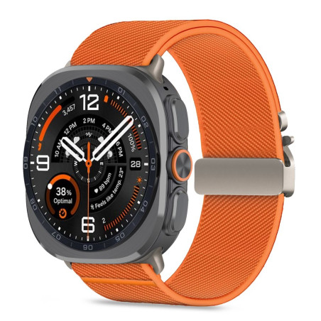 Tech-Protect NYLON CLASP pro Galaxy Watch Ultra 47 mm – oranžový
