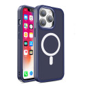 Pouzdro AG PREMIUM Color Matte s Magsafe pro iPhone 15 Plus - tmavě modré