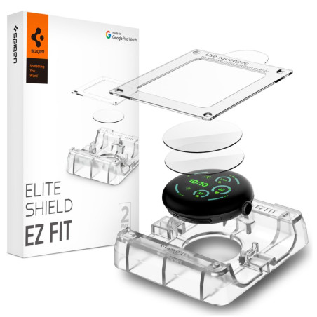 Spigen EZ FIT hydrogel 2-pack pro Pixel Watch 3/4/5 41mm clear