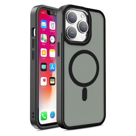 Pouzdro AG PREMIUM Color Matte s Magsafe pro iPhone 15 Pro - černé