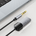 Audio adaptér Tech-Protect UltraBoost 3,5mm jack (samec) / Bluetooth – šedý