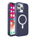 Pouzdro AG PREMIUM Color Matte s Magsafe pro iPhone 15 Pro - tmavě modré