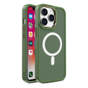 Pouzdro AG PREMIUM Color Matte s Magsafe pro iPhone 15 Pro - zelené