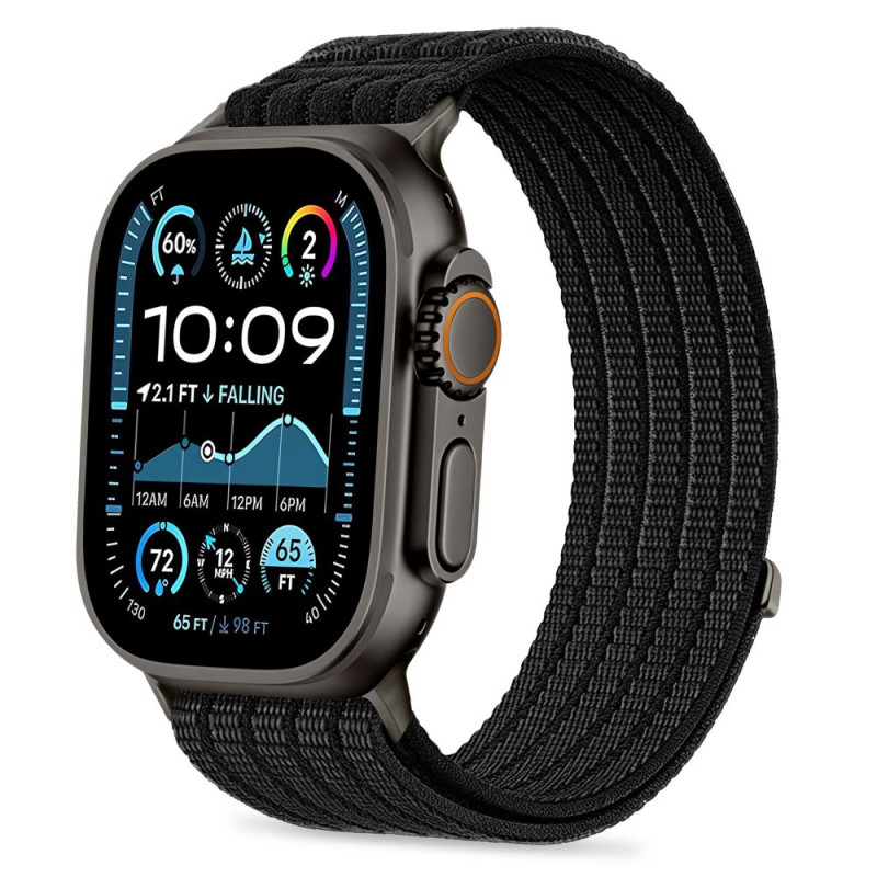 Řemínek Tech-Protect NYLON SPORT APPLE WATCH 8 / 9 / 10 / 11 / SE / ULTRA (44 / 45 / 46 / 49 MM) pro Apple Watch - black