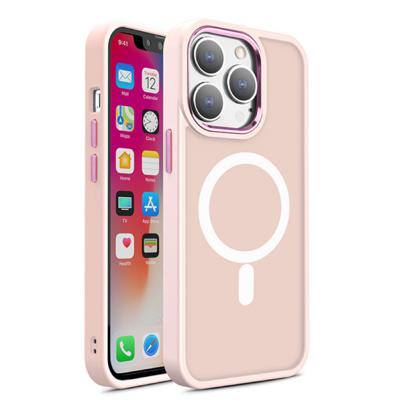 Pouzdro AG PREMIUM Color Matte s Magsafe pro iPhone 15 Pro Max - růžové
