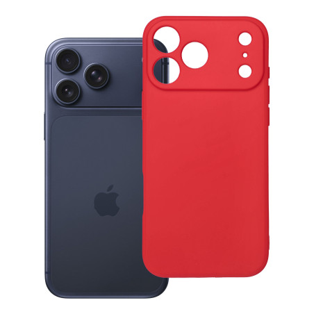 Kryt SOFT pro iPhone 18/17 Pro Max - soft red