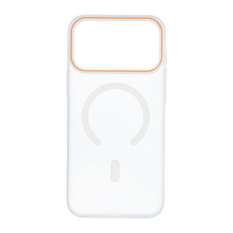 Kryt OEM GO ORANGE MAG COVER pro iPhone 18 Pro Max / 17 Pro Max - transparentní cosmic orange