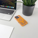 Pouzdro AG PREMIUM Magnetic Collection MagSafe pro iPhone 16 - oranžové