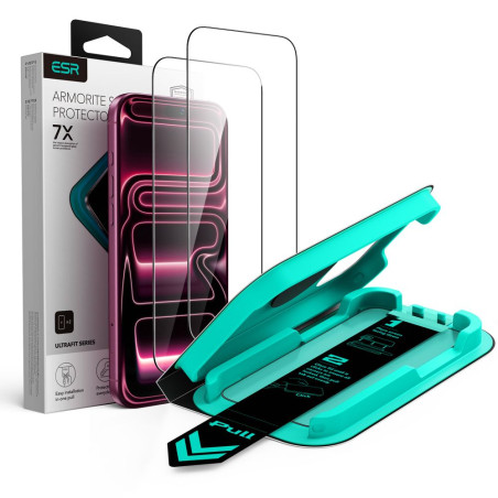 ESR ULTRAFIT ARMORITE 2-pack sklo pro iPhone 17/18 Pro Max black