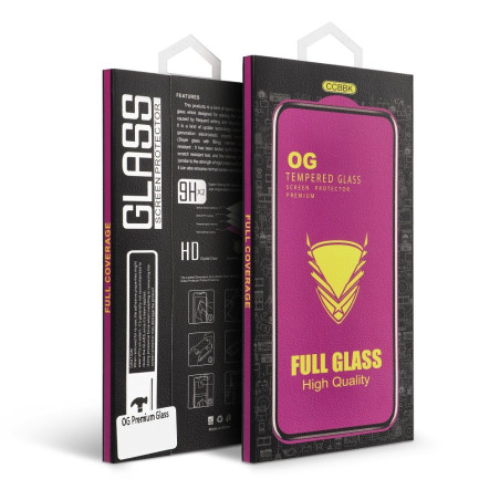Ochranné sklo OG 6D Premium Glass iPhone 17/18 Pro Max black