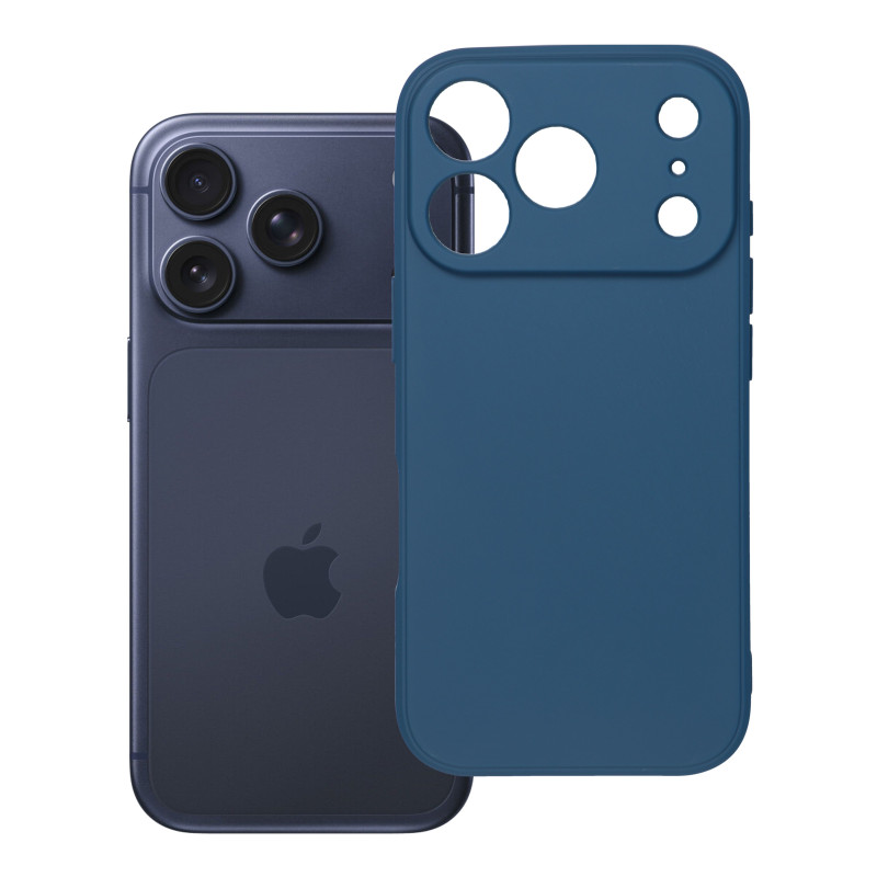 Kryt SOFT pro iPhone 17 Pro - soft dark blue