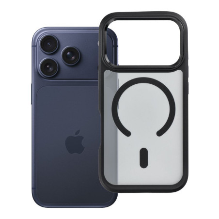 Kryt OEM F-PROTECT Smoke HYBRID pro iPhone 18/17 Pro - černý