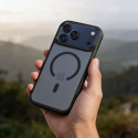 Kryt OEM F-PROTECT Smoke HYBRID pro iPhone 18/17 Pro - černý