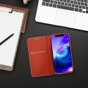 Pouzdro OEM LUNA Book Gold pro iPhone 17/18 Pro - zlatá/červená
