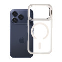 Kryt OEM F-PROTECT Shadow Stand PREMIUM iPhone 18/17 Pro - stříbrná
