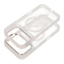 Kryt OEM F-PROTECT Shadow Stand PREMIUM iPhone 18/17 Pro - stříbrná