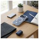 Kryt OEM F-PROTECT Shadow Stand PREMIUM iPhone 18/17 Pro - stříbrná